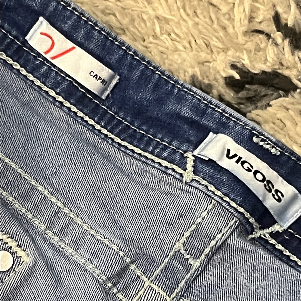 EUC Vigoss Chelsea Capri Jeans - Picture 4 of 11